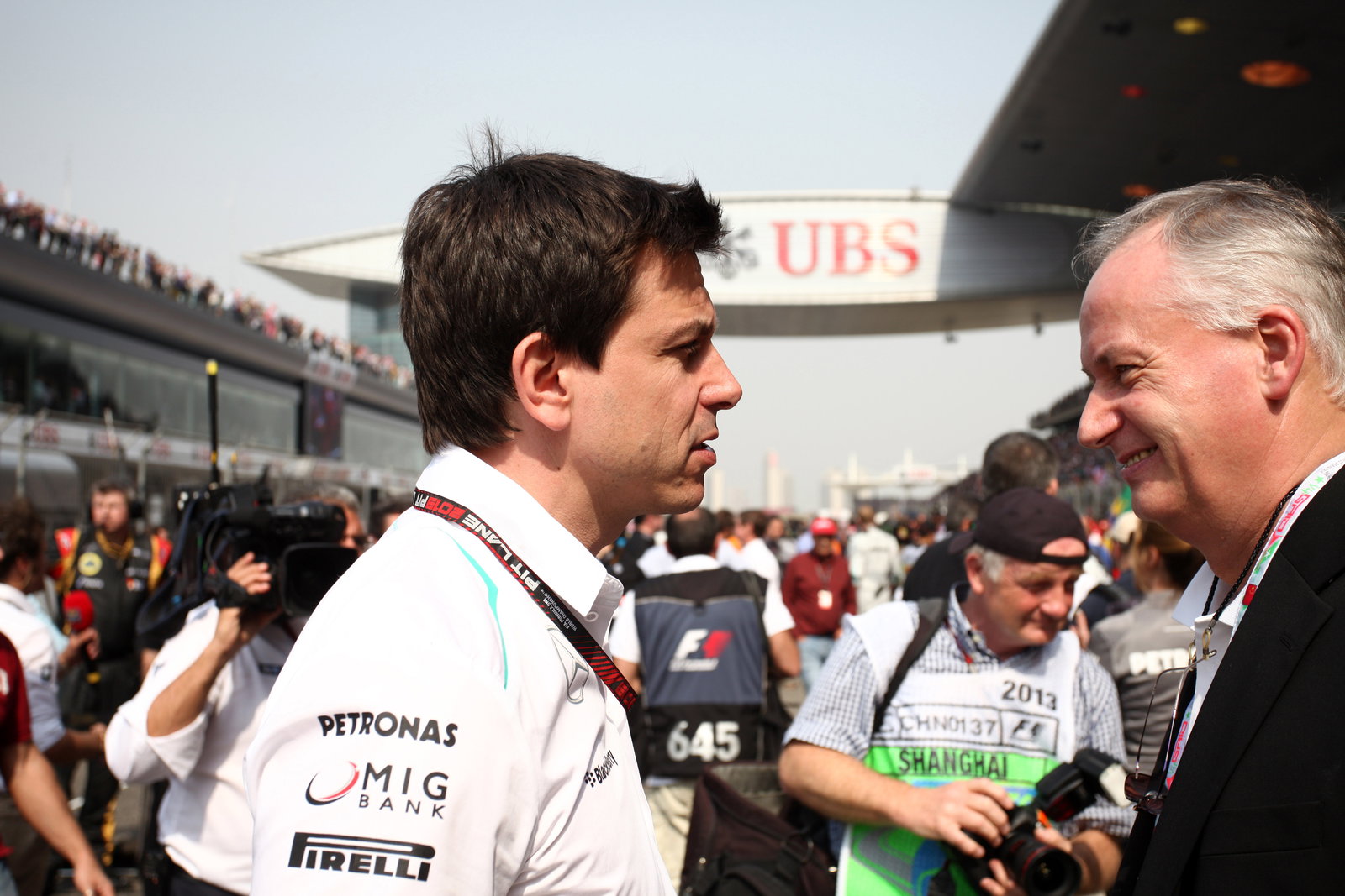 14.04.2013- Race, Toto Wolff (GER) Mercedes AMG F1 Shareholder and Executive Director