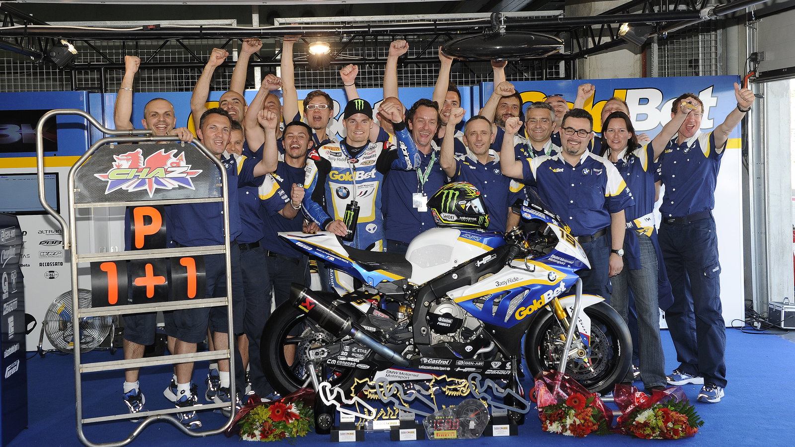 Davies, BMW Team, Aragon WSBK Race 1 2013