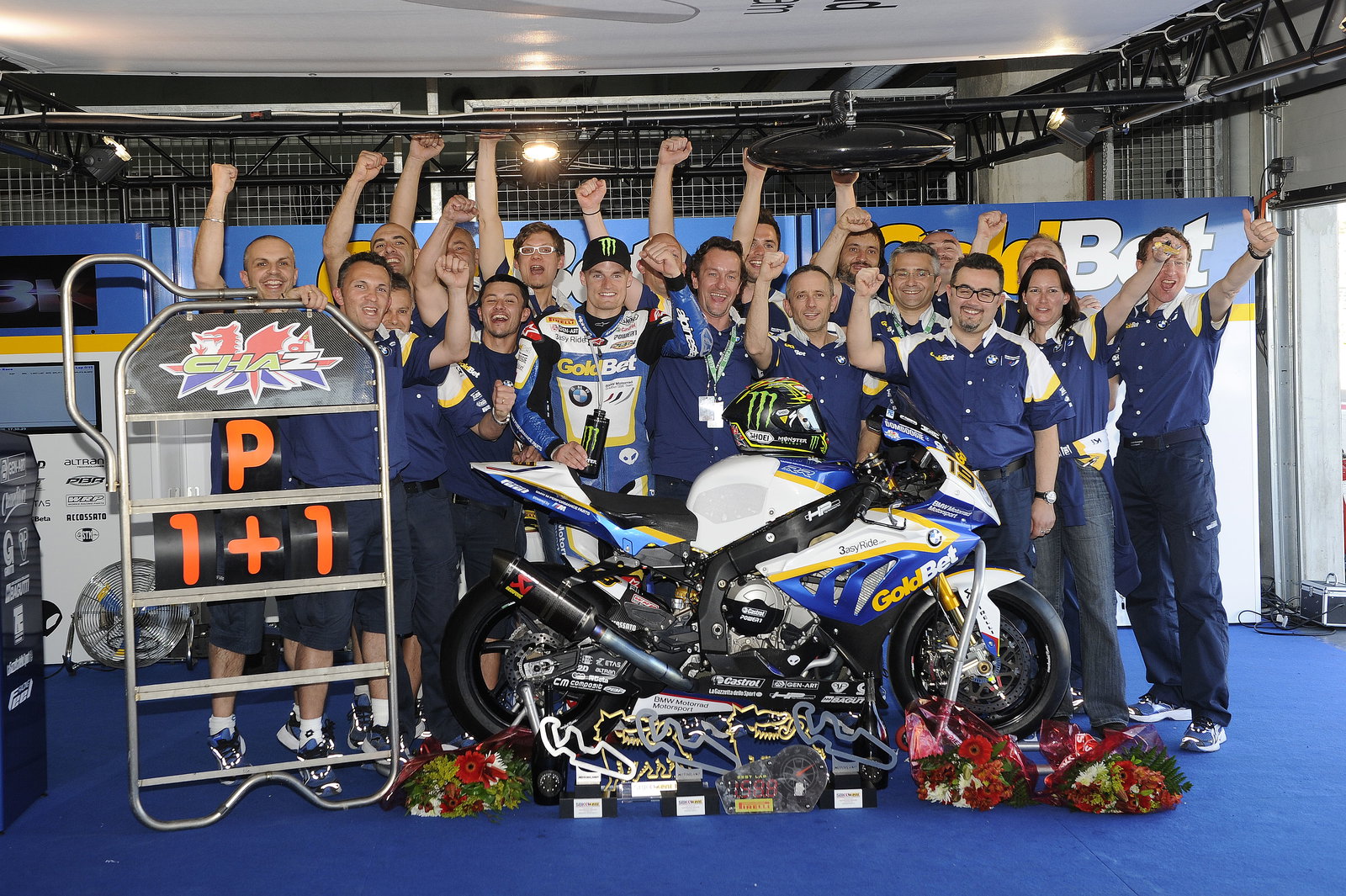 Davies, BMW Team, Aragon WSBK Race 1 2013