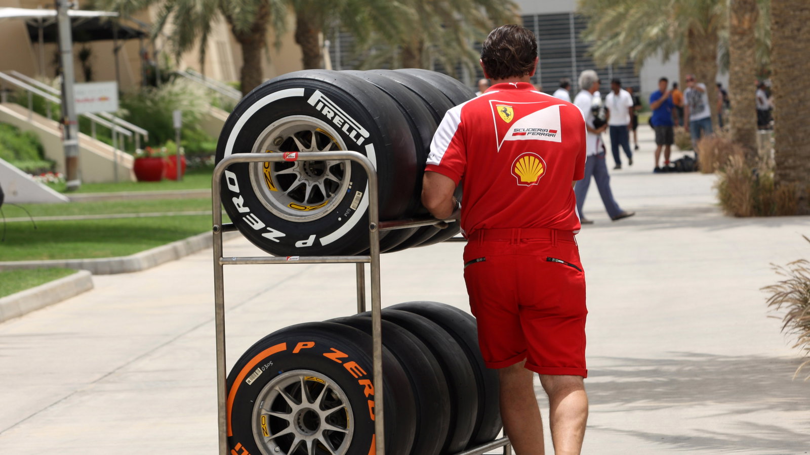 18.04.2013- Pirelli Tyres of Scuderia Ferrari