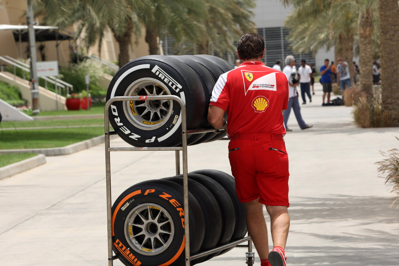 18.04.2013- Pirelli Tyres of Scuderia Ferrari