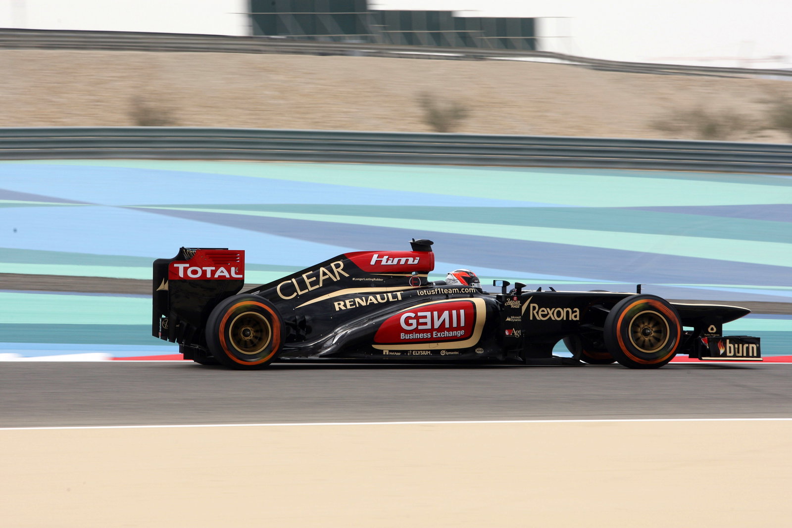 19.04.2013- Free Practice 1, Kimi Raikkonen (FIN) Lotus F1 Team E21