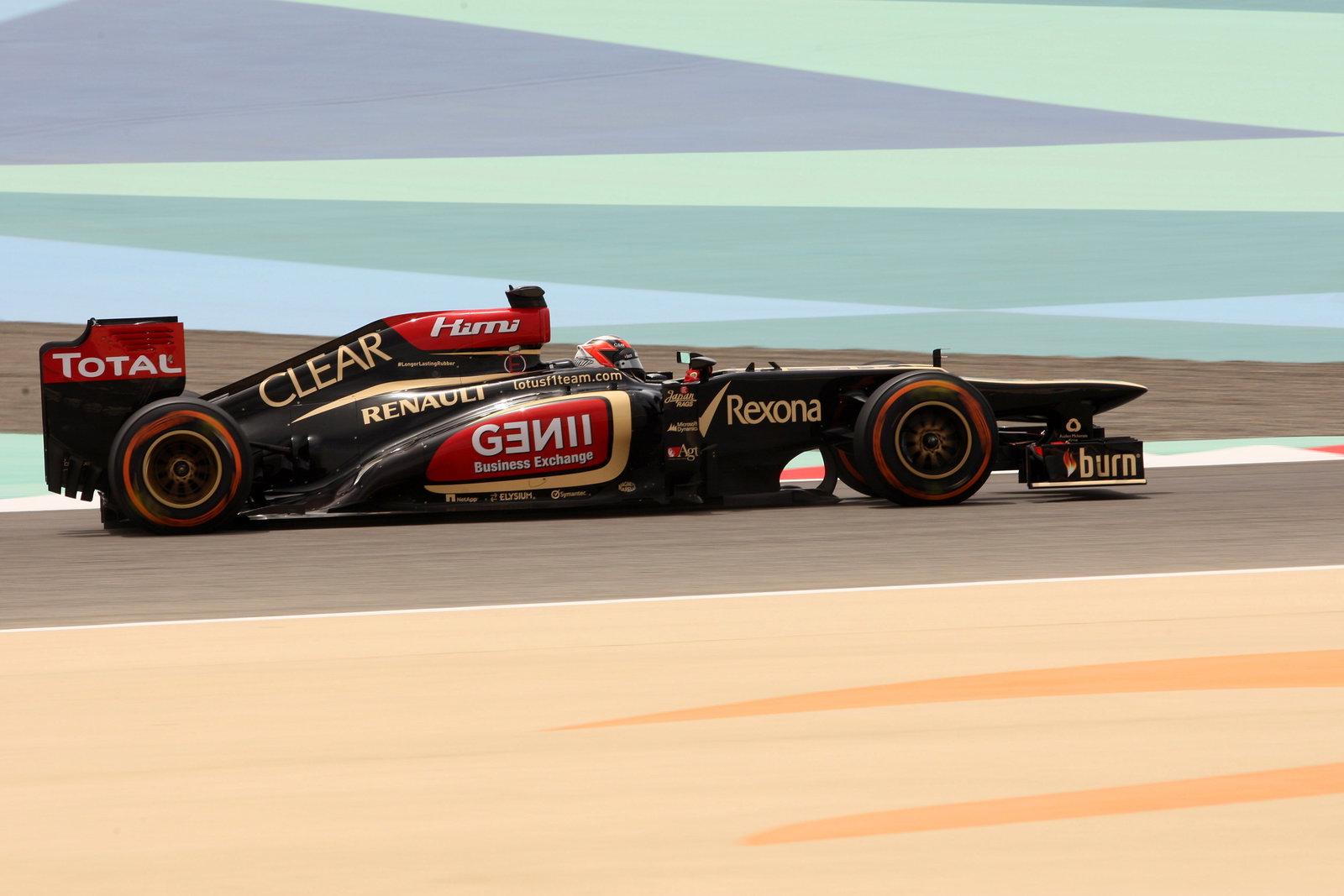 19.04.2013- Free Practice 1, Kimi Raikkonen (FIN) Lotus F1 Team E21