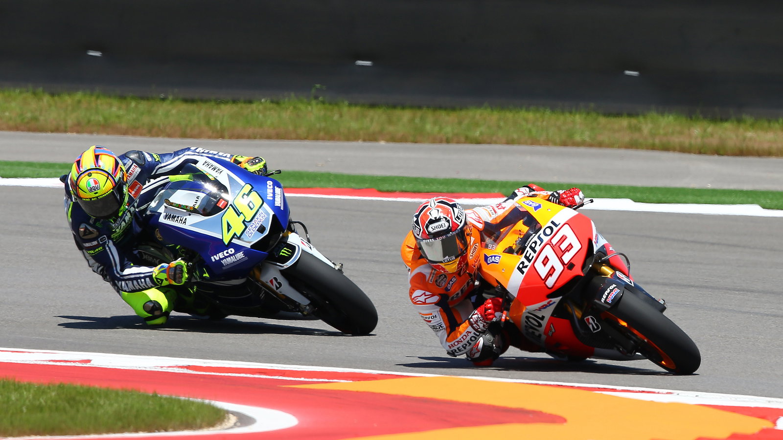 Marquez and Rossi, Grand Prix of Americas, 2013