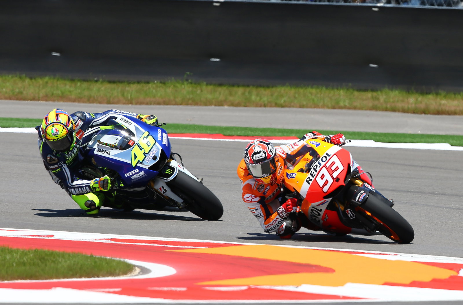 Marquez and Rossi, Grand Prix of Americas, 2013