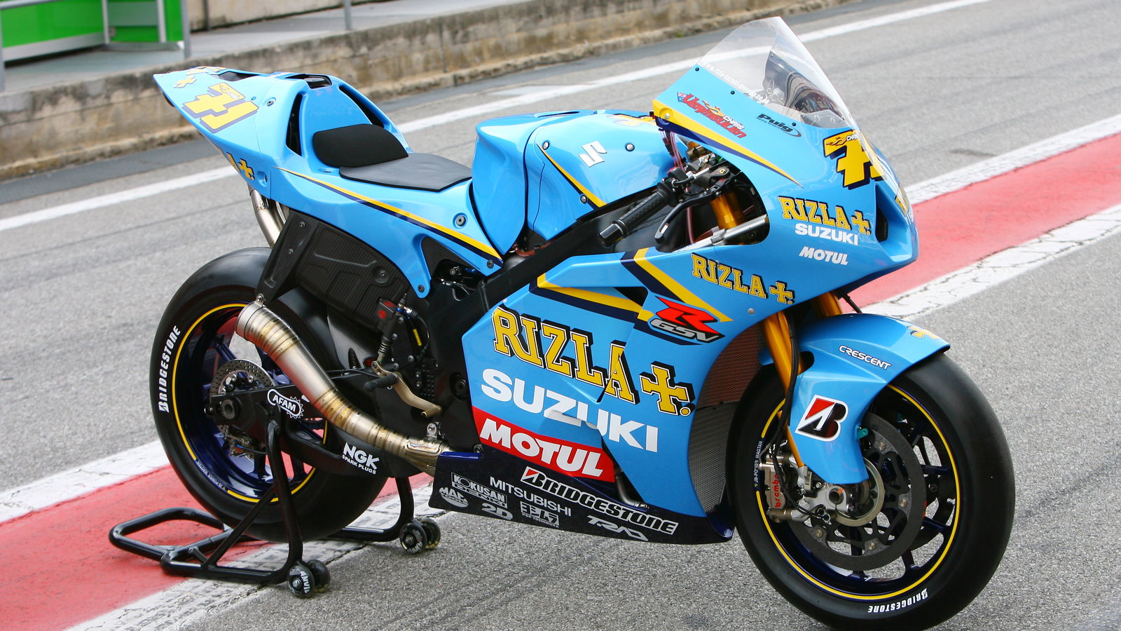 Vermeulen`s Suzuki GSV-R, Barcelona IRTA MotoGP Test 2006