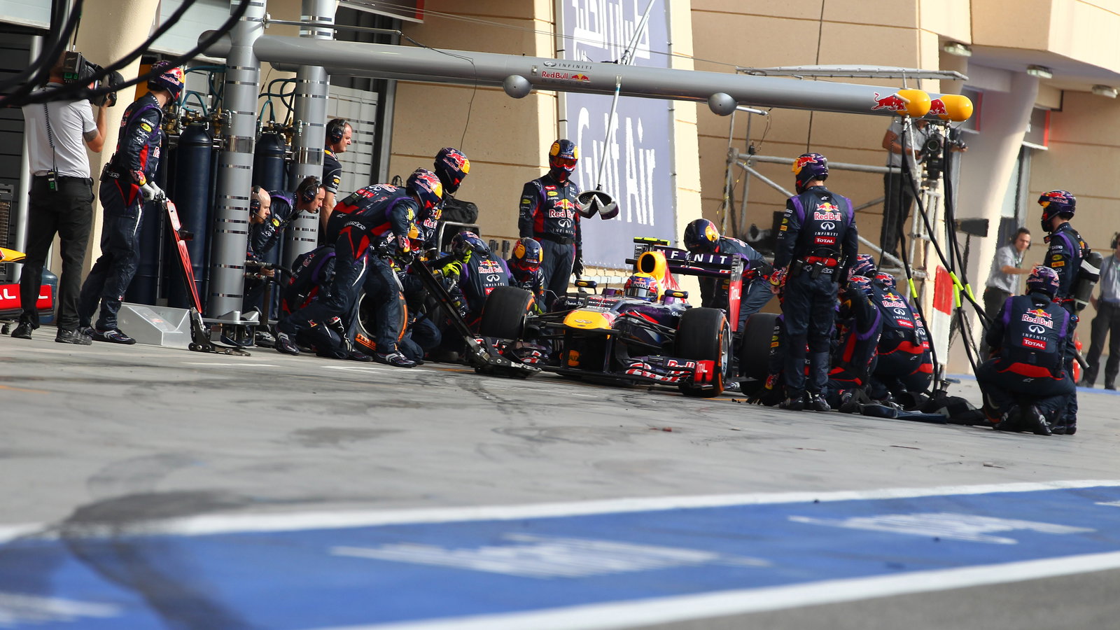 21.04.2013- Race, Mark Webber (AUS) Red Bull Racing RB9