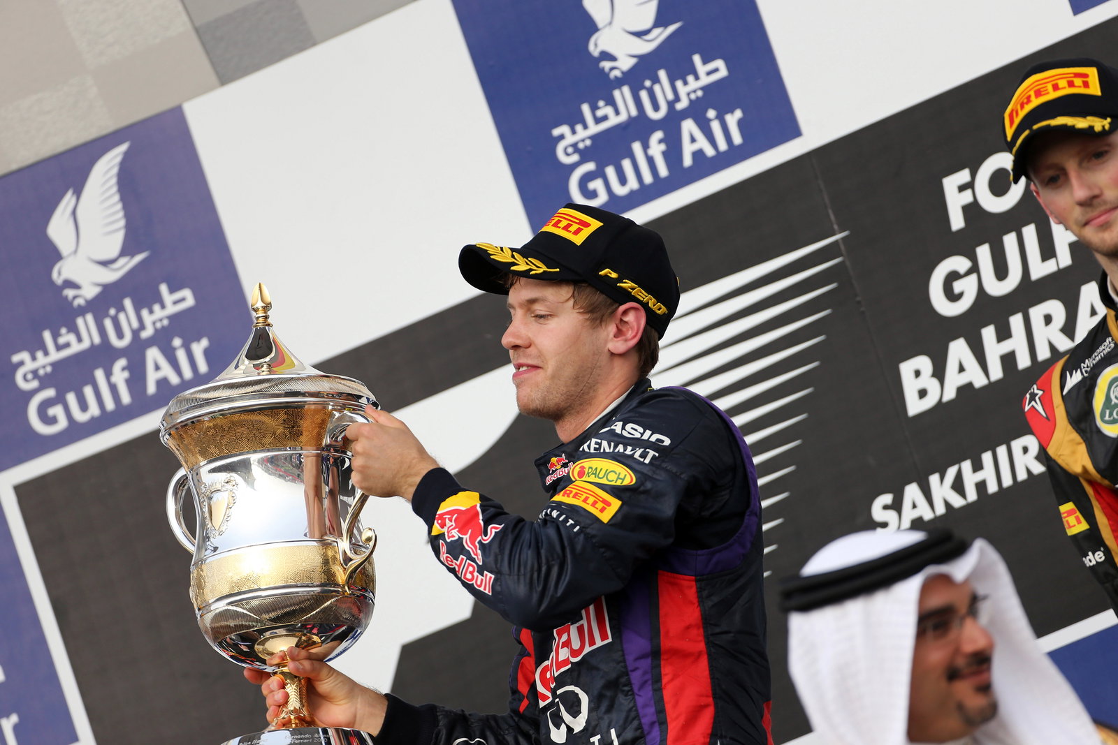 21.04.2013- Race, Sebastian Vettel (GER) Red Bull Racing RB9 race winner