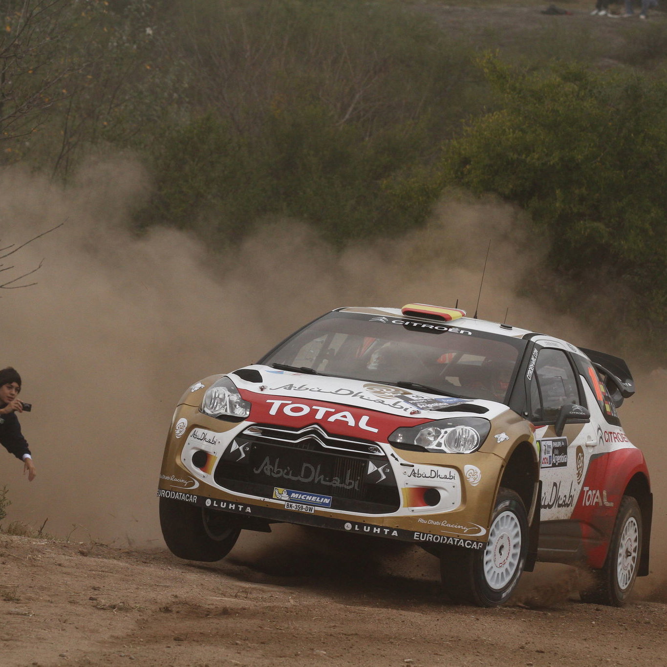 Dani Sordo (ESP) Carlos del Barrio (ESP), Citroen DS3 WRC, Citroën Total Abu Dhabi World Rally Team