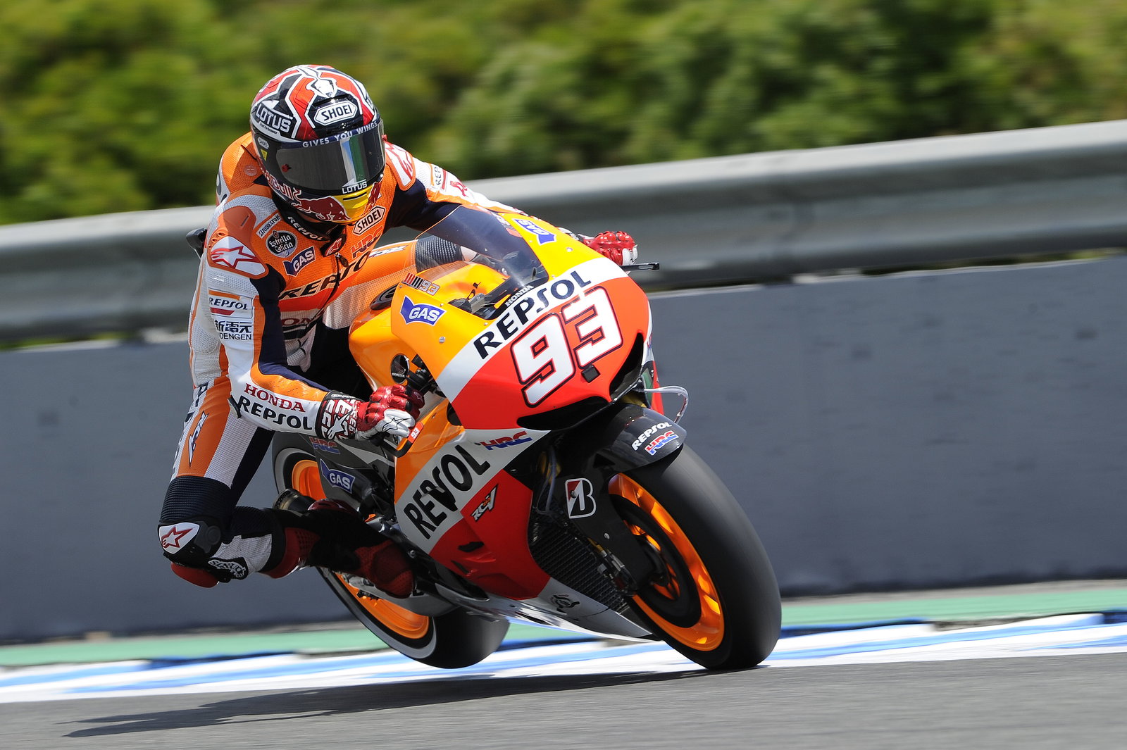 Marquez, Braking, Spanish MotoGP 2013