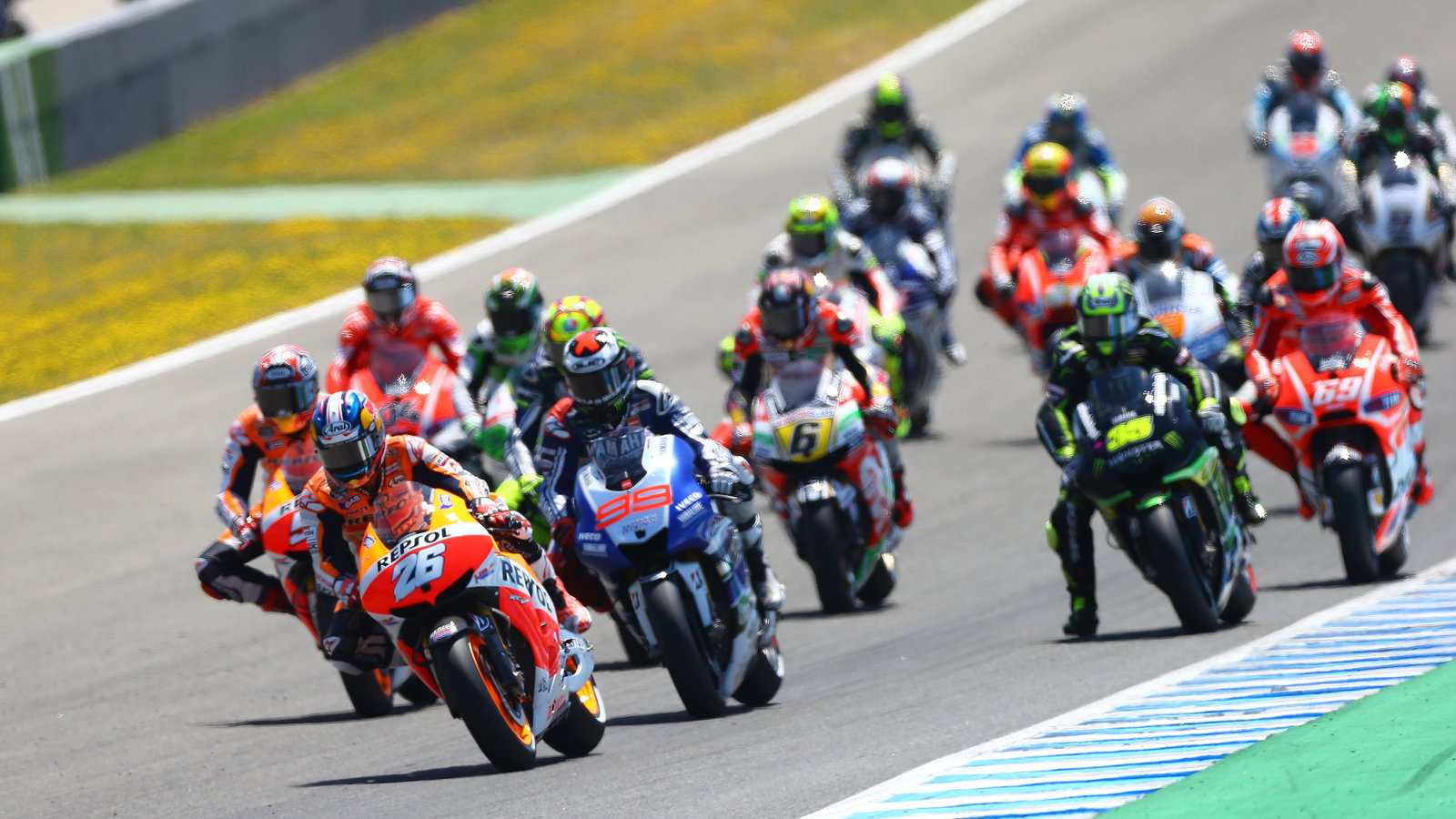 MotoGP start, MotoGP race, Spanish MotoGP 2013