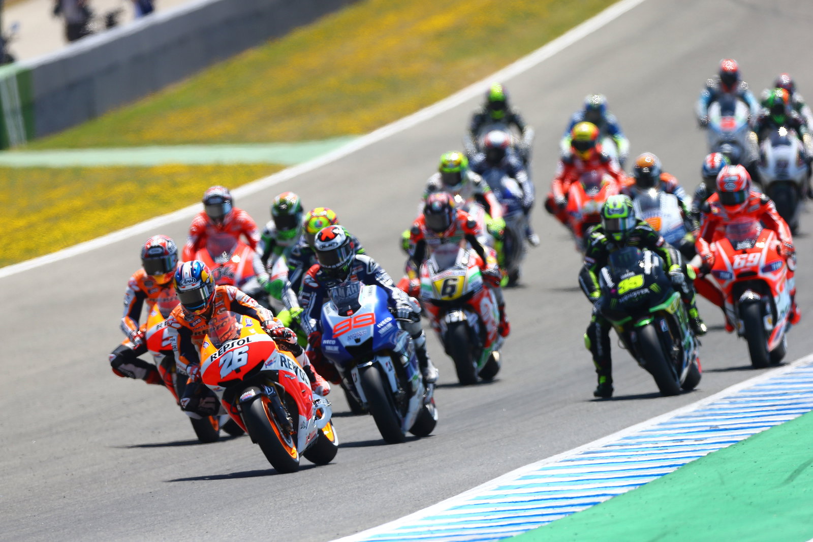 MotoGP start, MotoGP race, Spanish MotoGP 2013