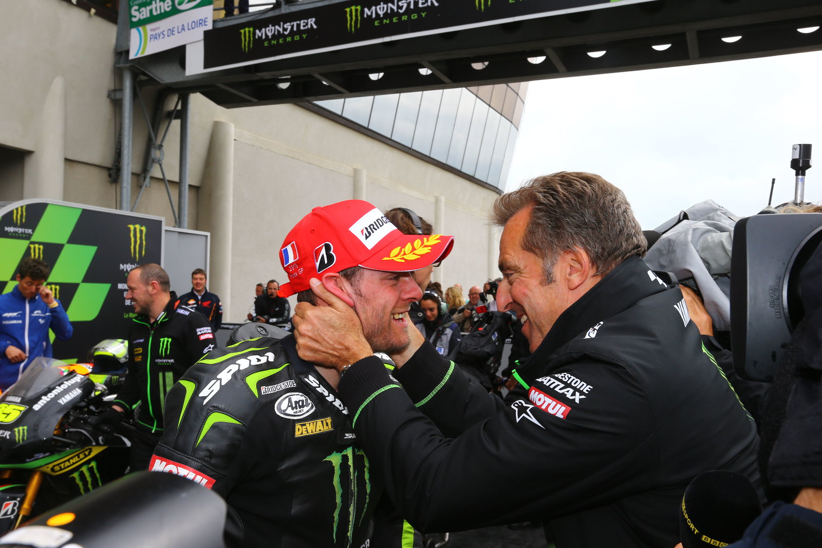 Crutchlow, and Poncharal, MotoGP race, French MotoGP 2013