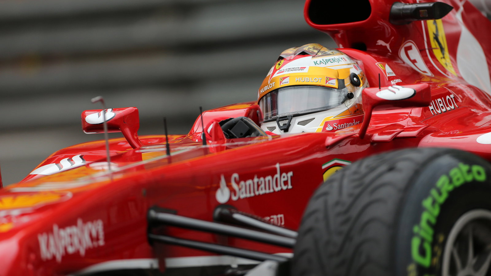 25.05.2013- Qualifying, Fernando Alonso (ESP) Scuderia Ferrari F138