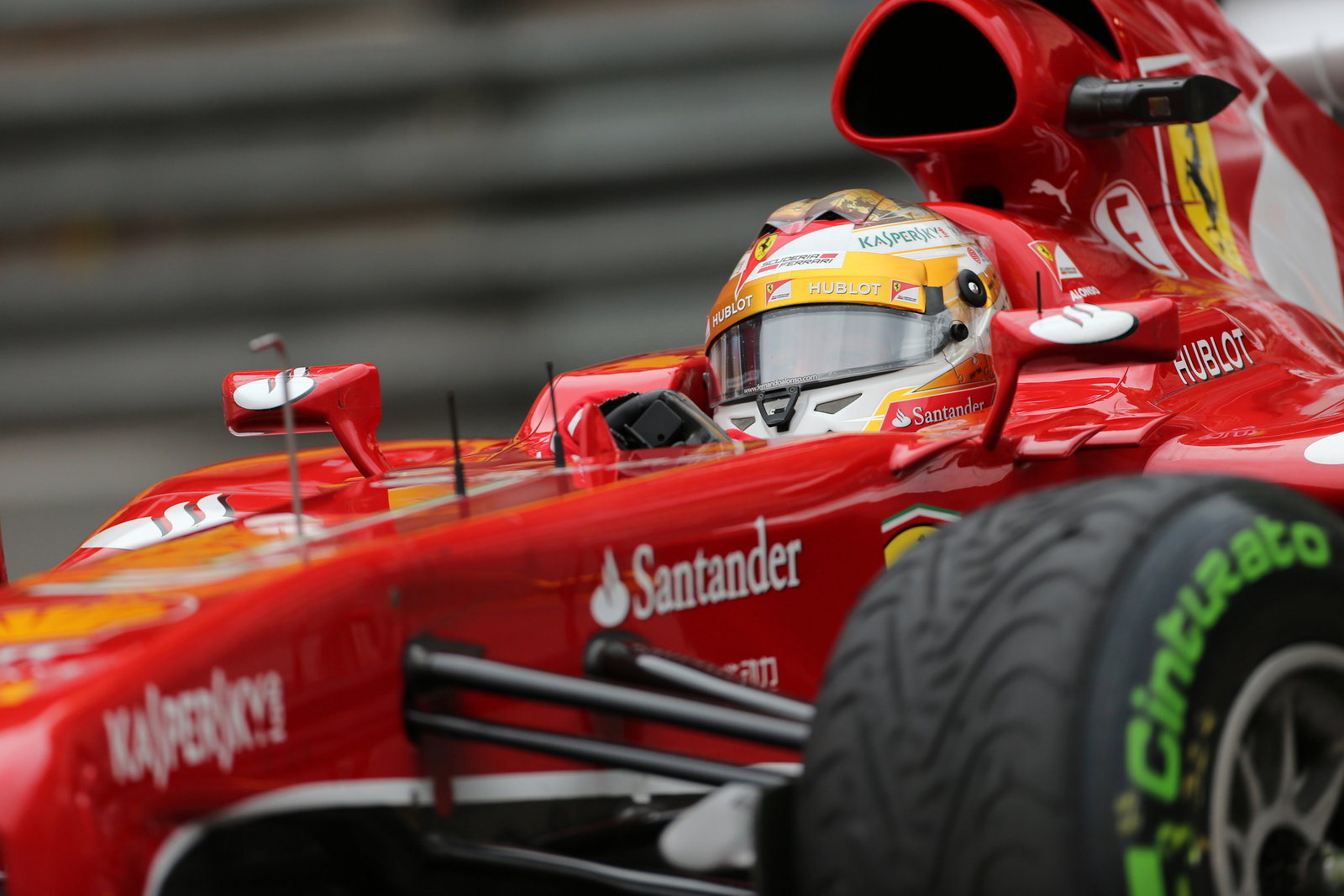 25.05.2013- Qualifying, Fernando Alonso (ESP) Scuderia Ferrari F138