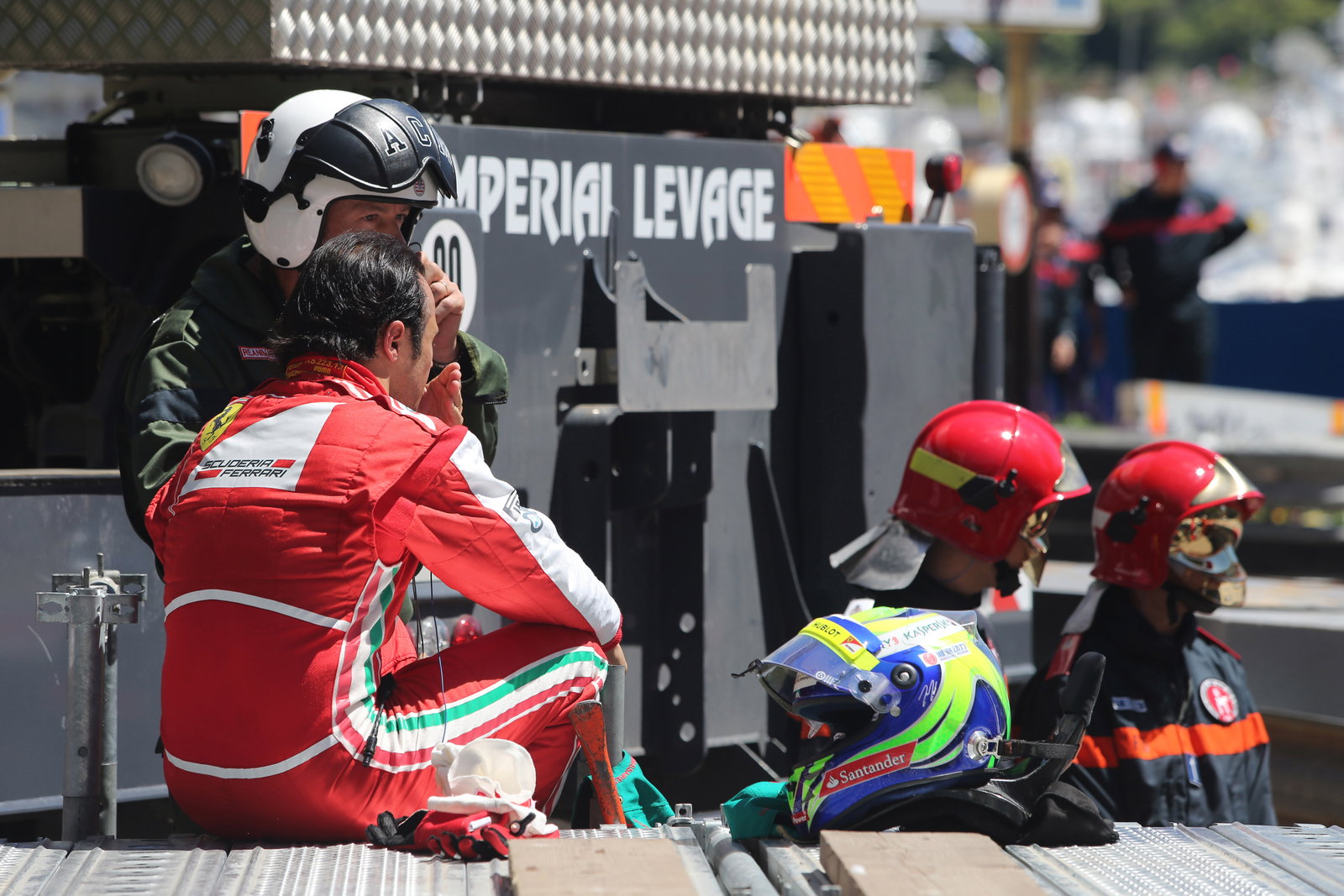 26.05.2013- Race, Crash, Felipe Massa (BRA) Scuderia Ferrari F138