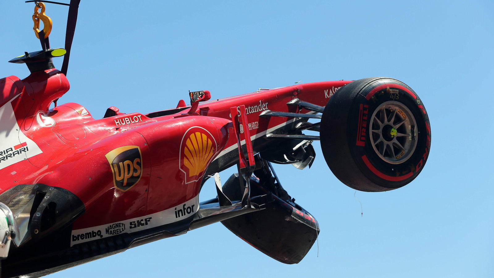 26.05.2013- Race, Crash, Felipe Massa (BRA) Scuderia Ferrari F138