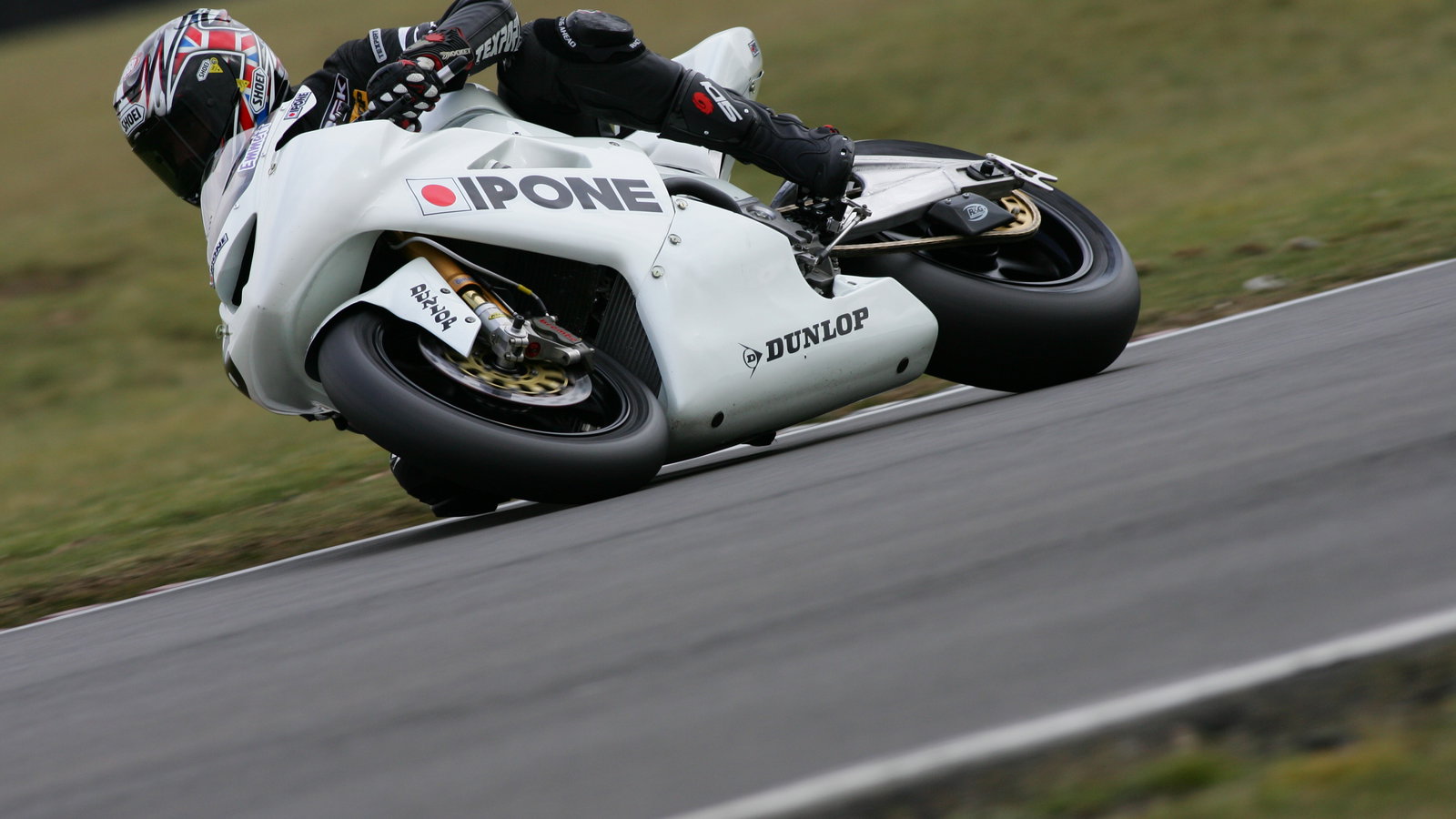 Sean Emmett Ipone Racing Kawasaki, BSB test 2006 Snetterton