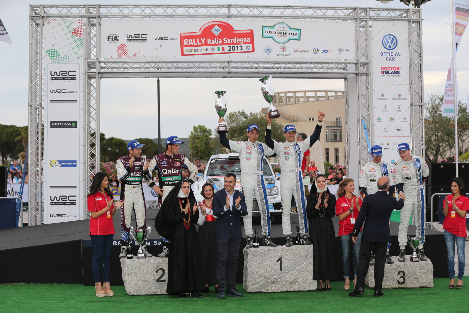 Sebastien Ogier, Julien Ingrassia (Volkswagen Polo WRC #8, Volkswagen Motorsport)