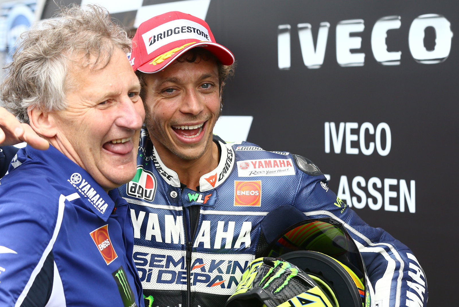 Burgess and Rossi, Dutch MotoGP 2013
