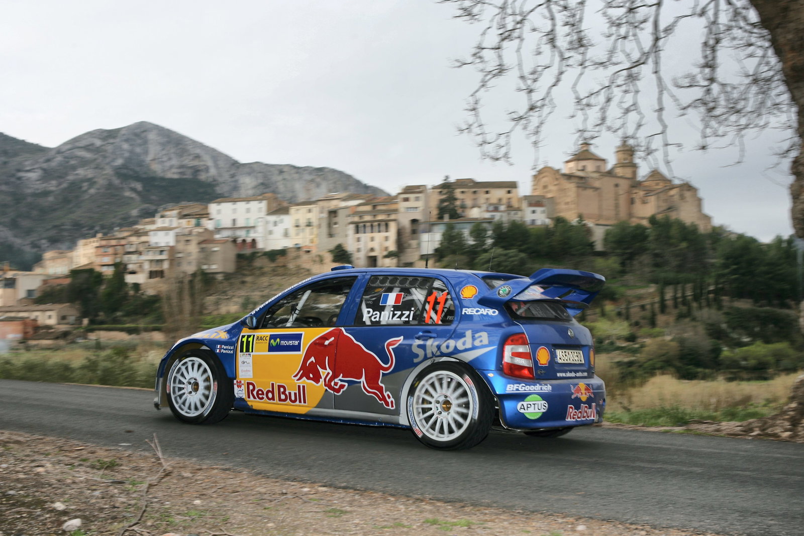 Gilles Panizzi / Herve Panizzi - Red Bull Skoda Fabia WRC