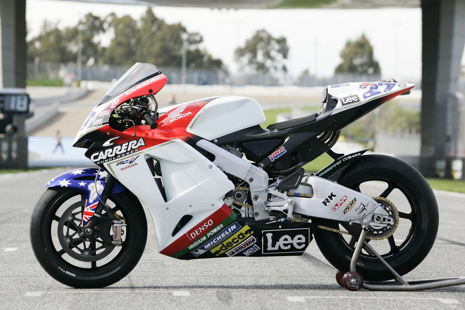 Stoner`s Honda LCR RC211V, Spanish MotoGP, 2006