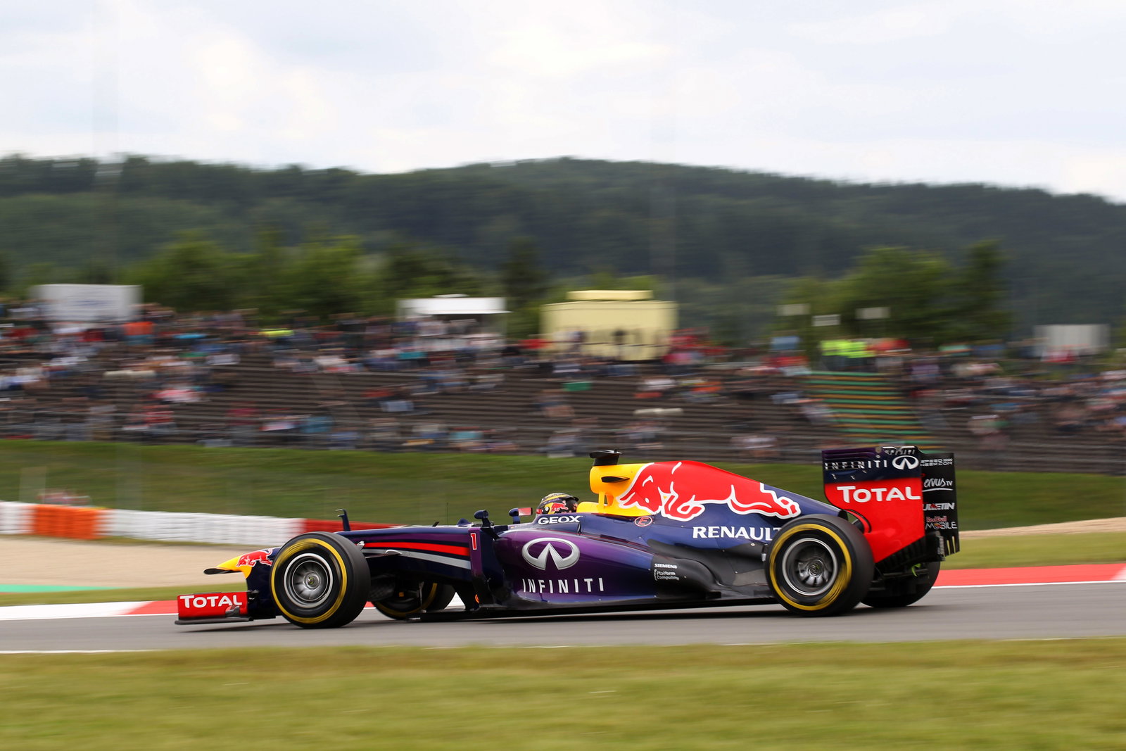 05.07.2013- Free Practice 2, Sebastian Vettel (GER) Red Bull Racing RB9