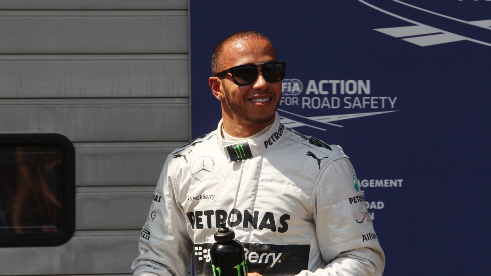 06.07.2013- Qualifying, Lewis Hamilton (GBR) Mercedes AMG F1 W04 pole position