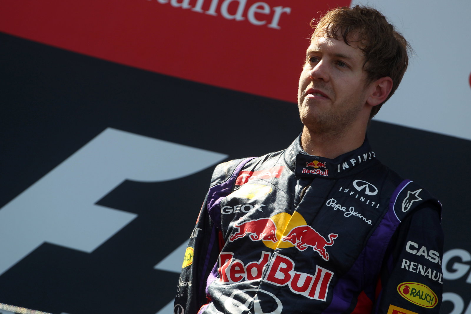 07.07.2013- Race, Sebastian Vettel (GER) Red Bull Racing RB9 race winner