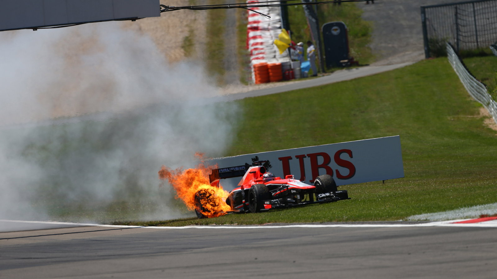 07.07.2013- Race, Jules Bianchi (FRA) Marussia F1 Team MR02