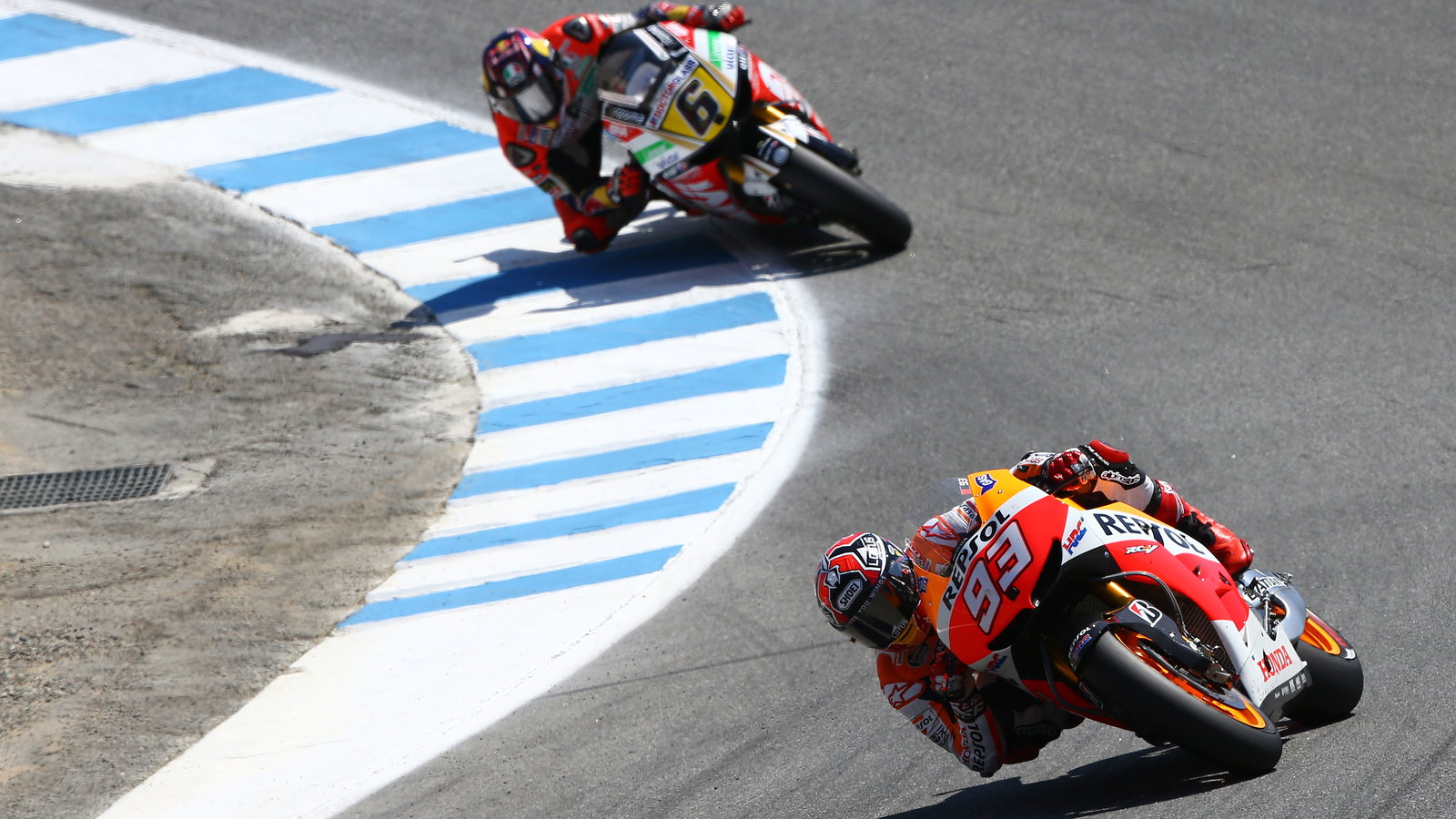 Marquez and Bradl, U.S.MotoGP 2013