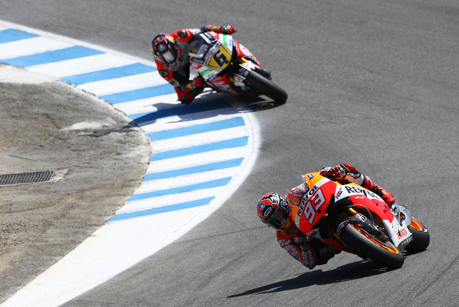 Marquez and Bradl, U.S.MotoGP 2013