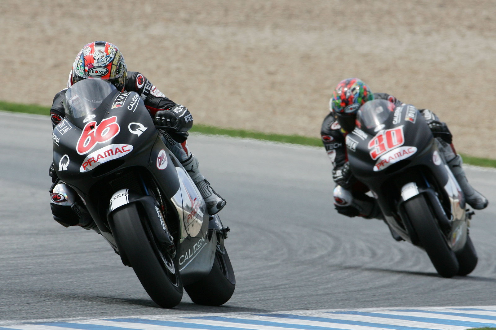 Hofmann, Cardoso, Spanish MotoGP Race 2006