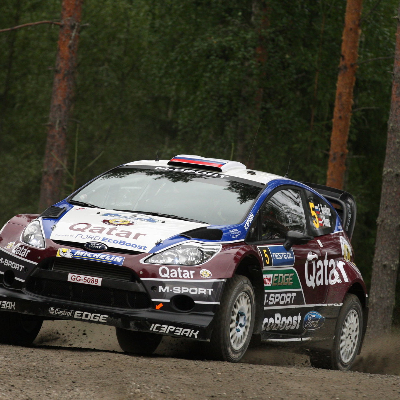 Evgeny Novikov, Ilka Minor (Ford Fiesta WRC #5, Qatar M-Sport WRT)