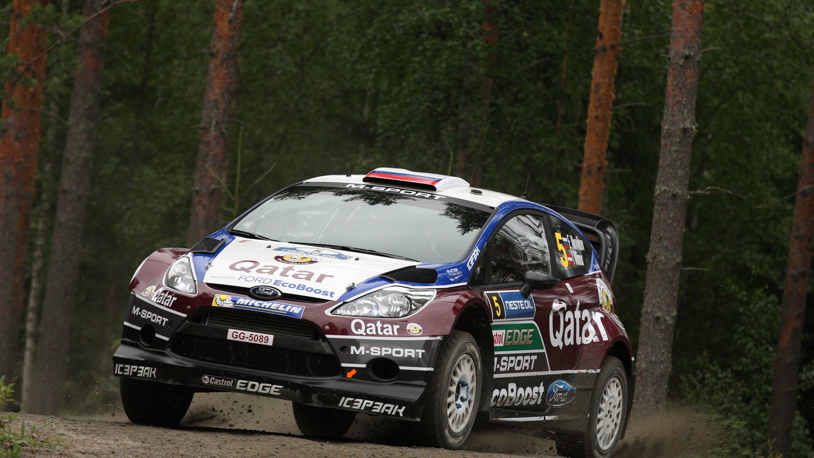 Evgeny Novikov, Ilka Minor (Ford Fiesta WRC #5, Qatar M-Sport WRT)