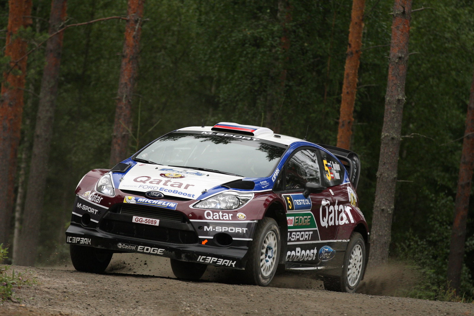 Evgeny Novikov, Ilka Minor (Ford Fiesta WRC #5, Qatar M-Sport WRT)