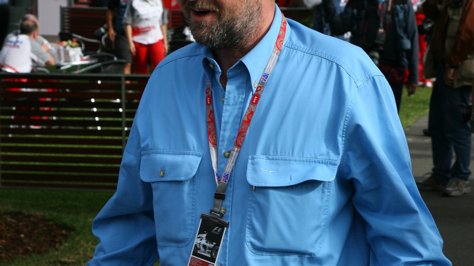 31.03.2006 Melbourne, Australia, . Paul Stoddart (AUS) ex Minardi Team owner makes an apperance in t