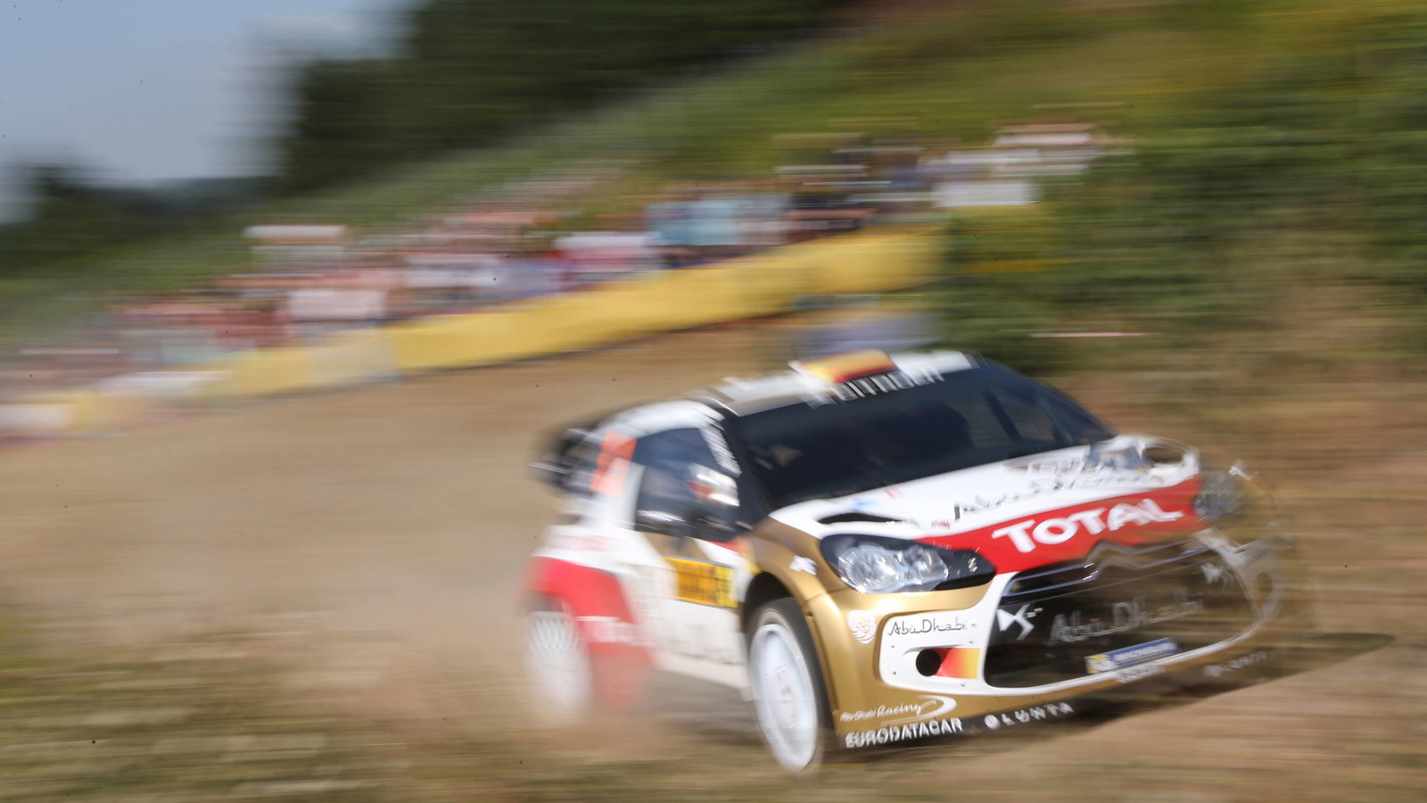 Dani Sordo, Carlos del Barrio (Citroen DS3 WRC #3, Citroën Total Abu Dhabi World Rally Team)
