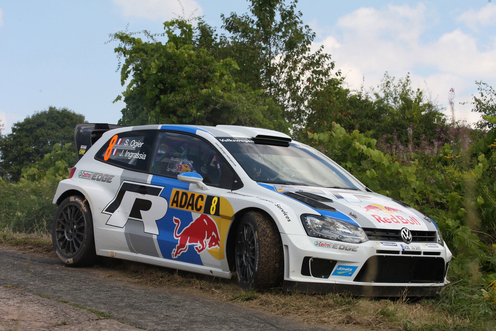 Sebastien Ogier, Julien Ingrassia (Volkswagen Polo WRC #8, Volkswagen Motorsport)