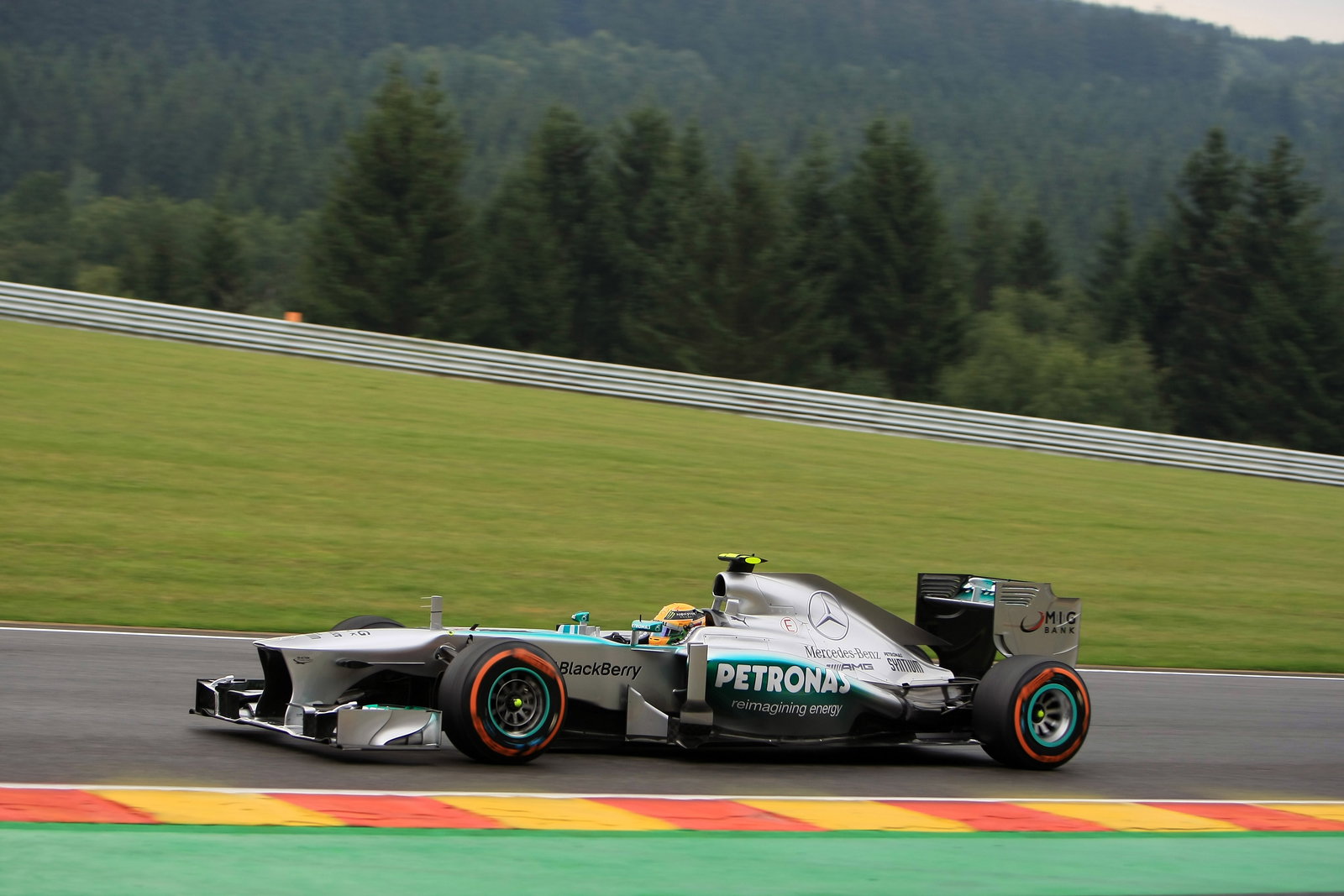 23.08.2013- Free Practice 1, Lewis Hamilton (GBR) Mercedes AMG F1 W04