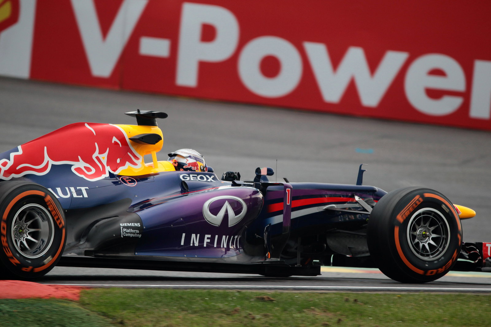 23.08.2013- Free Practice 1, Sebastian Vettel (GER) Red Bull Racing RB9