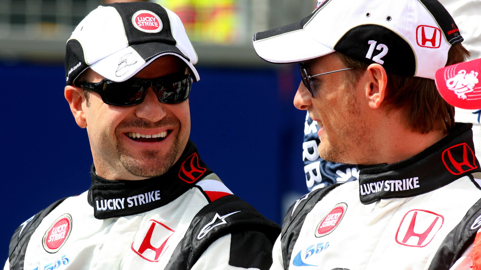 02.04.2006 Melbourne, Australia, Rubens Barrichello (BRA), Honda Racing F1 Team, Jenson Button (GBR)