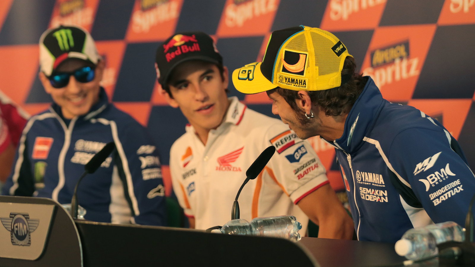 Lorenzo, Marquez and Rossi, San Marino MotoGP 2013