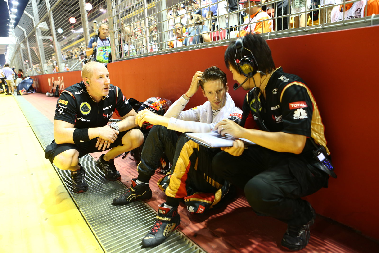 22.09.2013- Race: Romain Grosjean (FRA) Lotus F1 Team E21