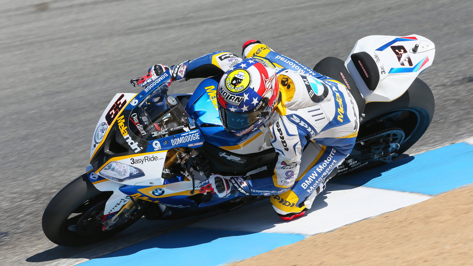 Melandri, U. S. WSBK, 2013.