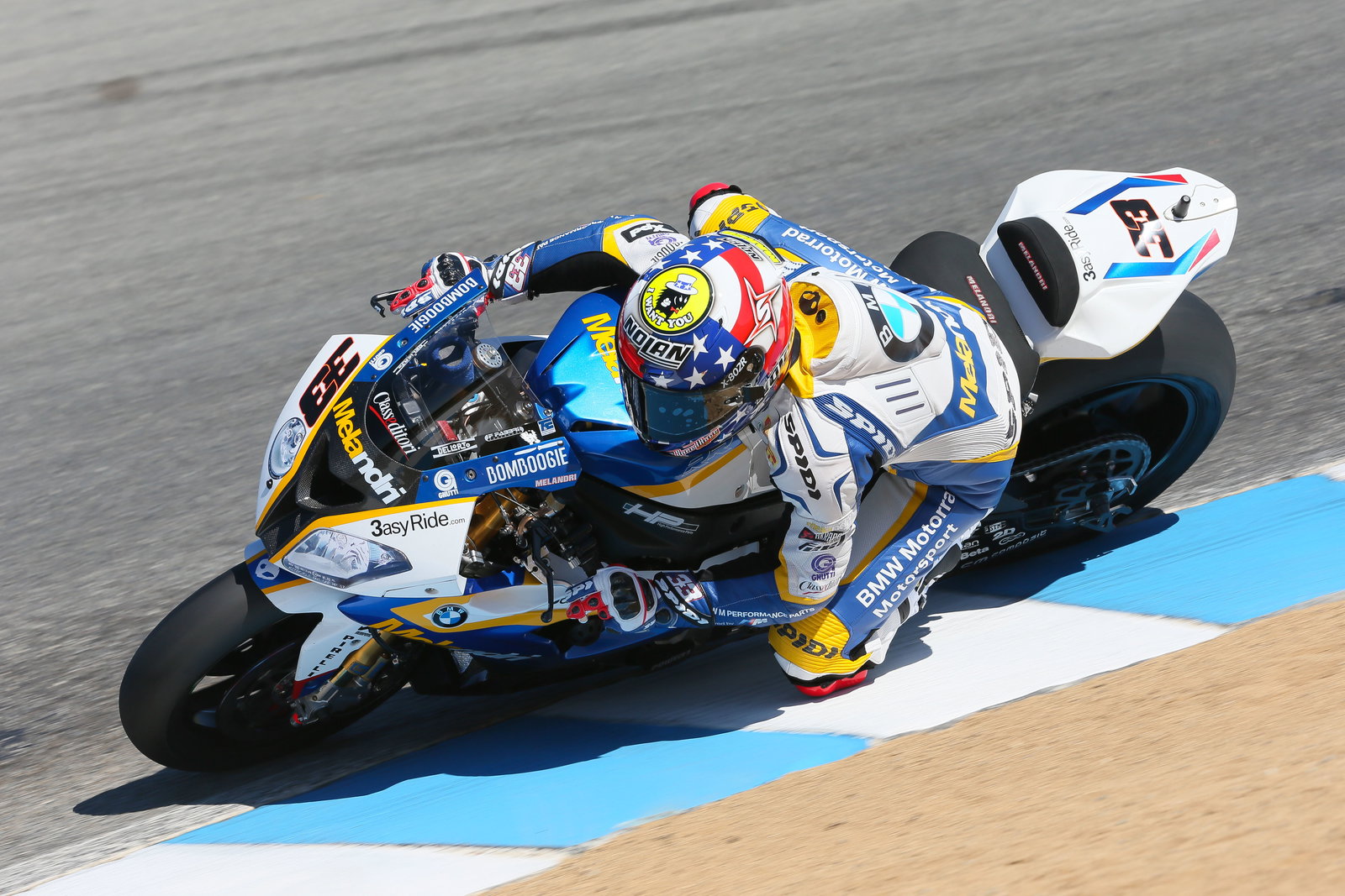 Melandri, U. S. WSBK, 2013.