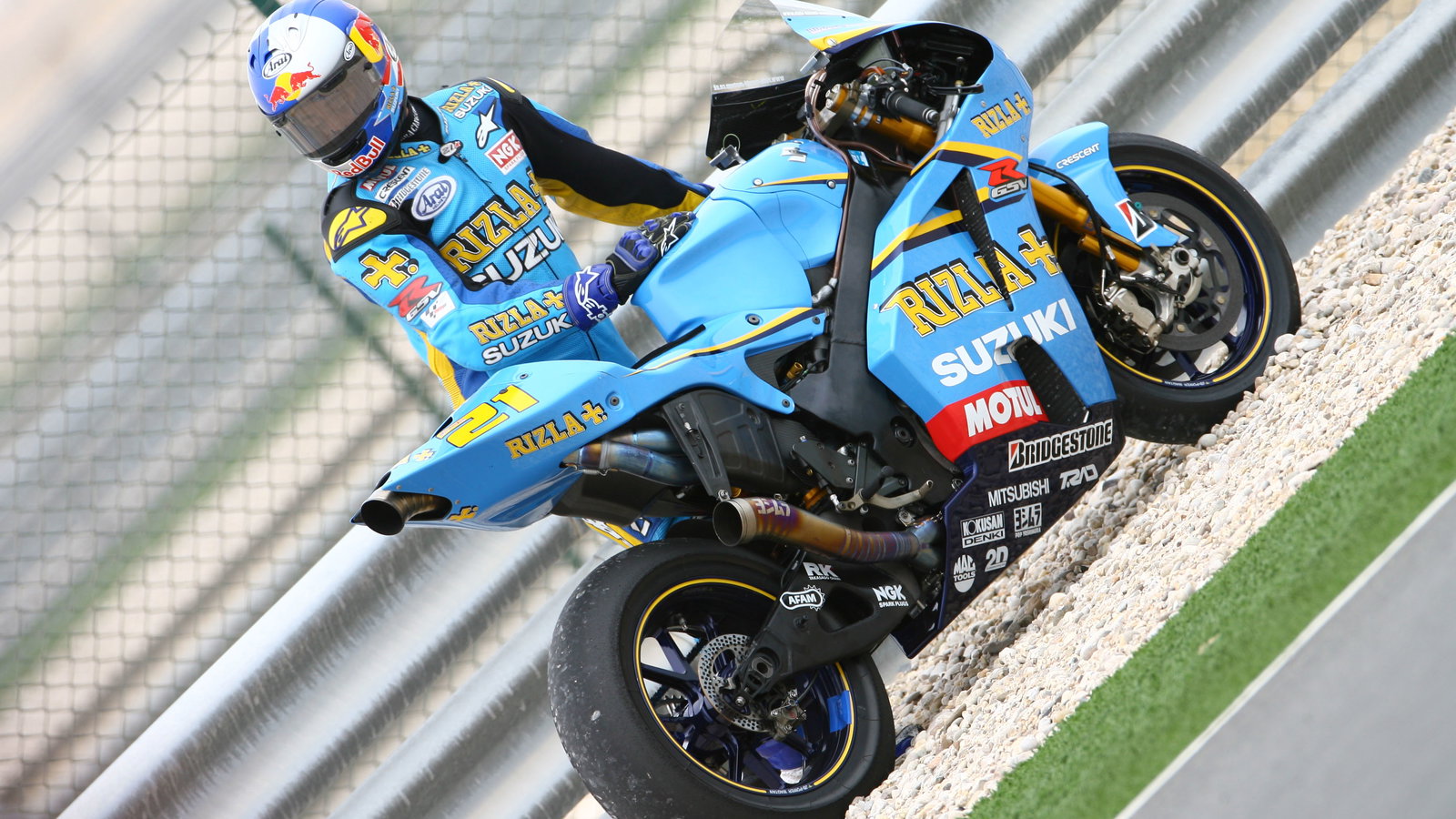 Hopkins` Suzuki stops, Qatar MotoGP 2006