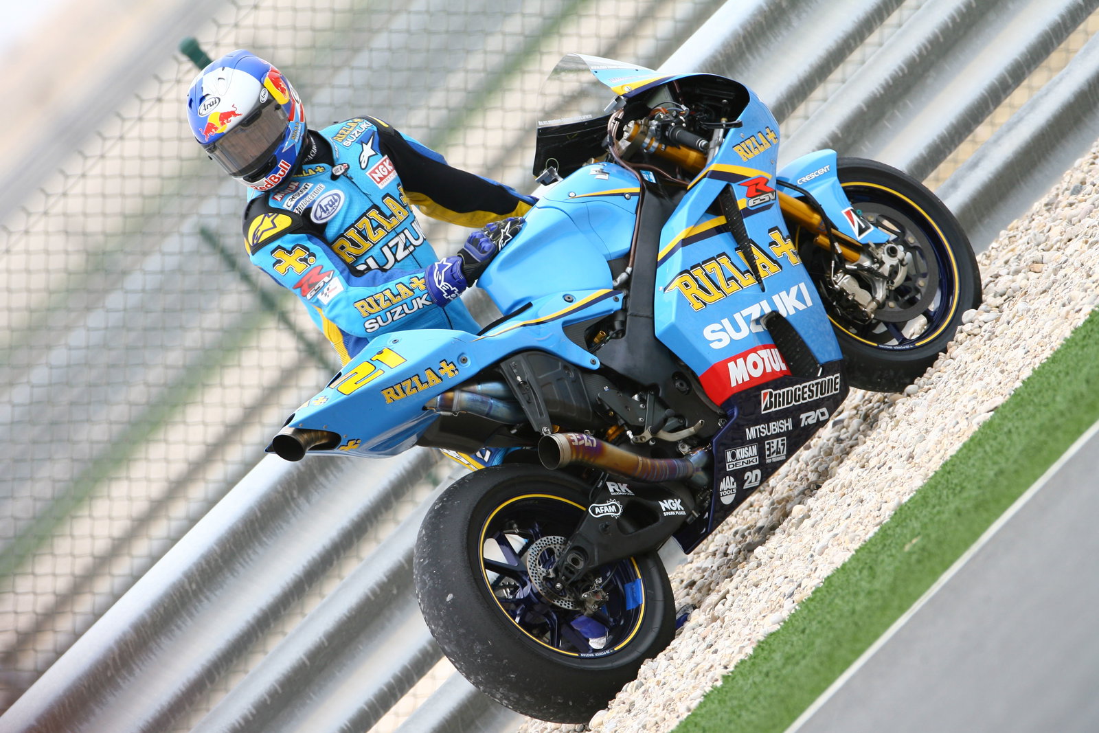 Hopkins` Suzuki stops, Qatar MotoGP 2006