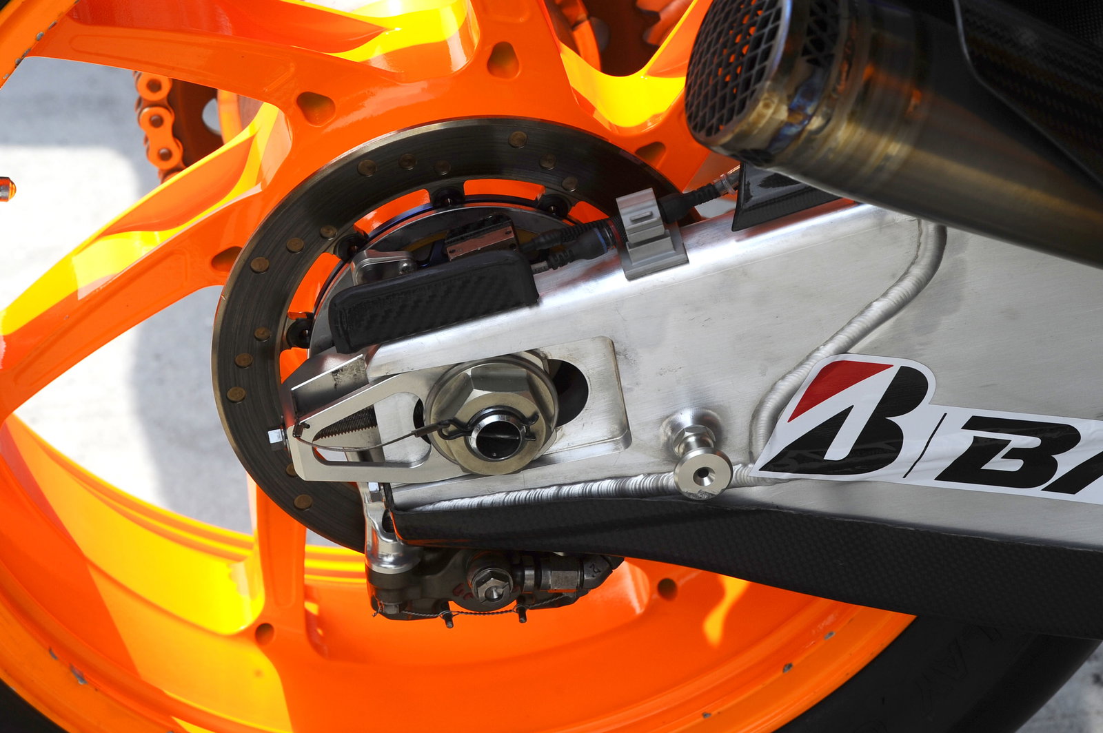 Honda traction control guard, Malaysian MotoGP 2013