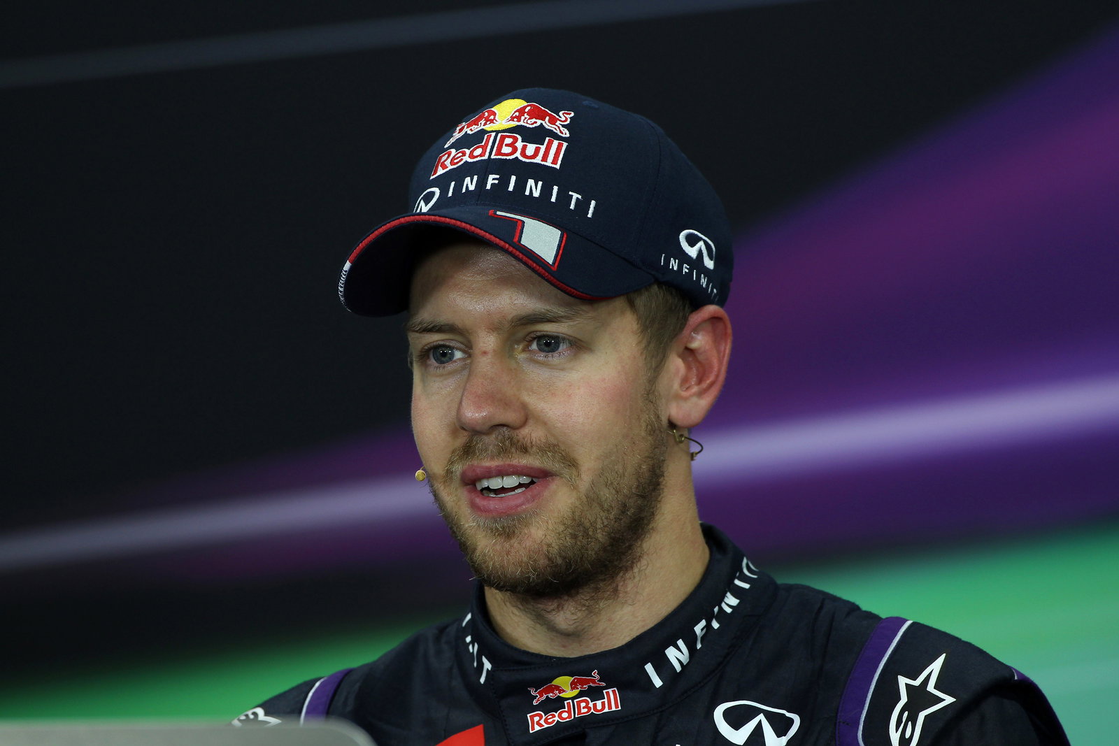 13.10.2013- Race, Press conference, Sebastian Vettel (GER) Red Bull Racing RB9
